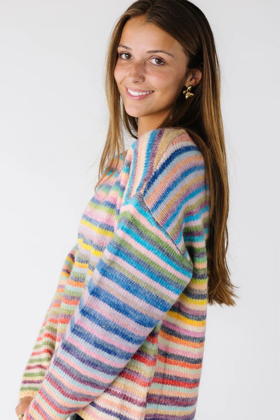 Rainbow Stripe Sweater