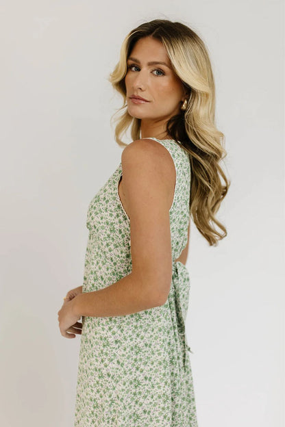 honey floral maxi dress