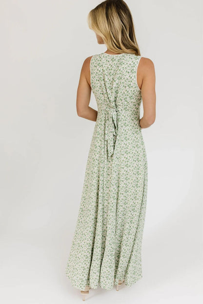 honey floral maxi dress
