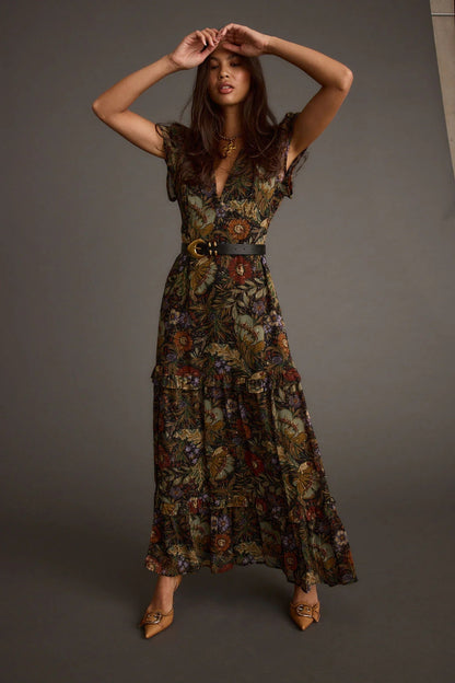 Sundance Floral Paisley Maxi Dress