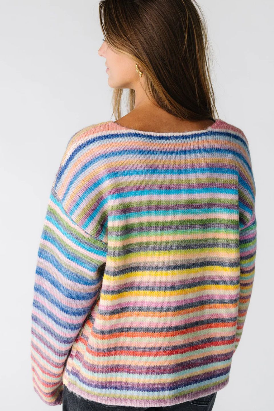 Rainbow Stripe Sweater