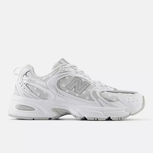 NB 530 White Silver