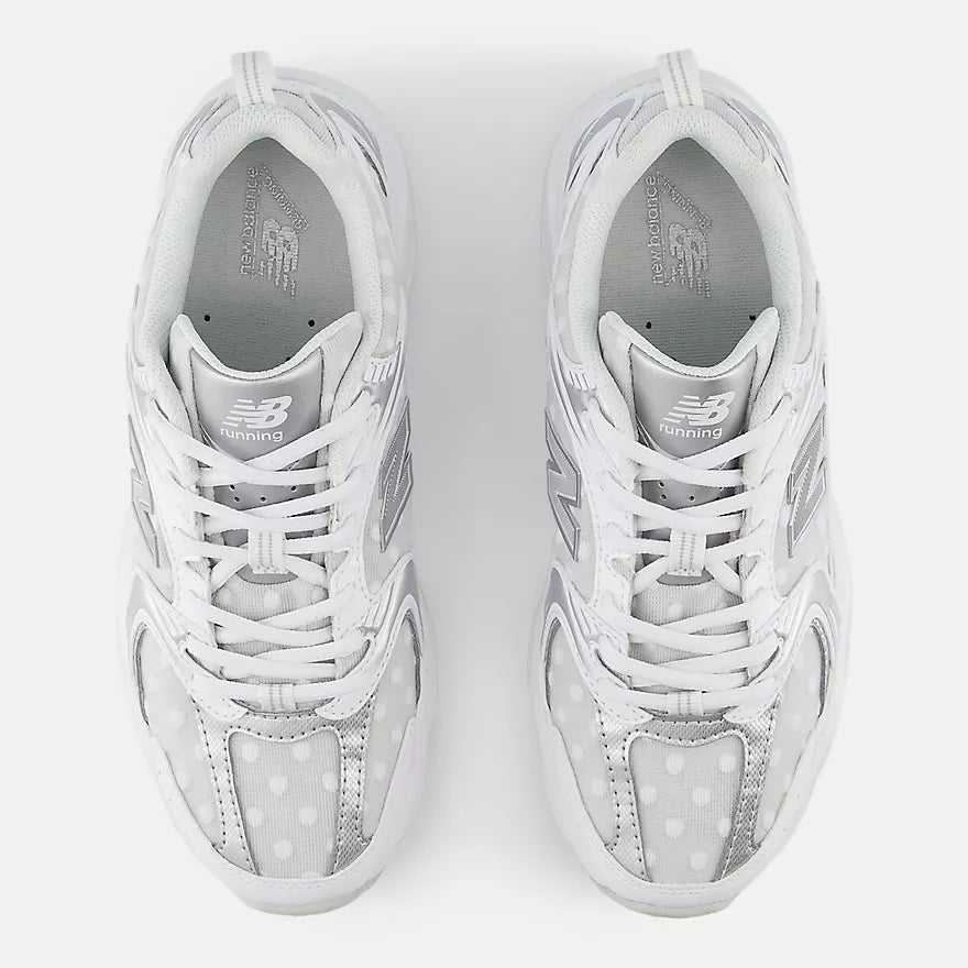 NB 530 White Silver