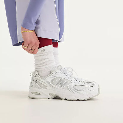 NB 530 White Silver